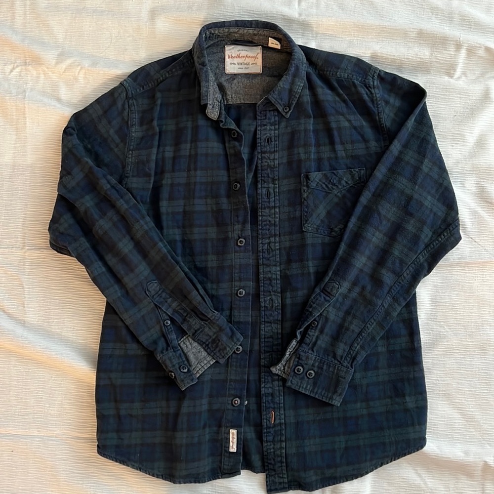 Warm flannel men’s button down